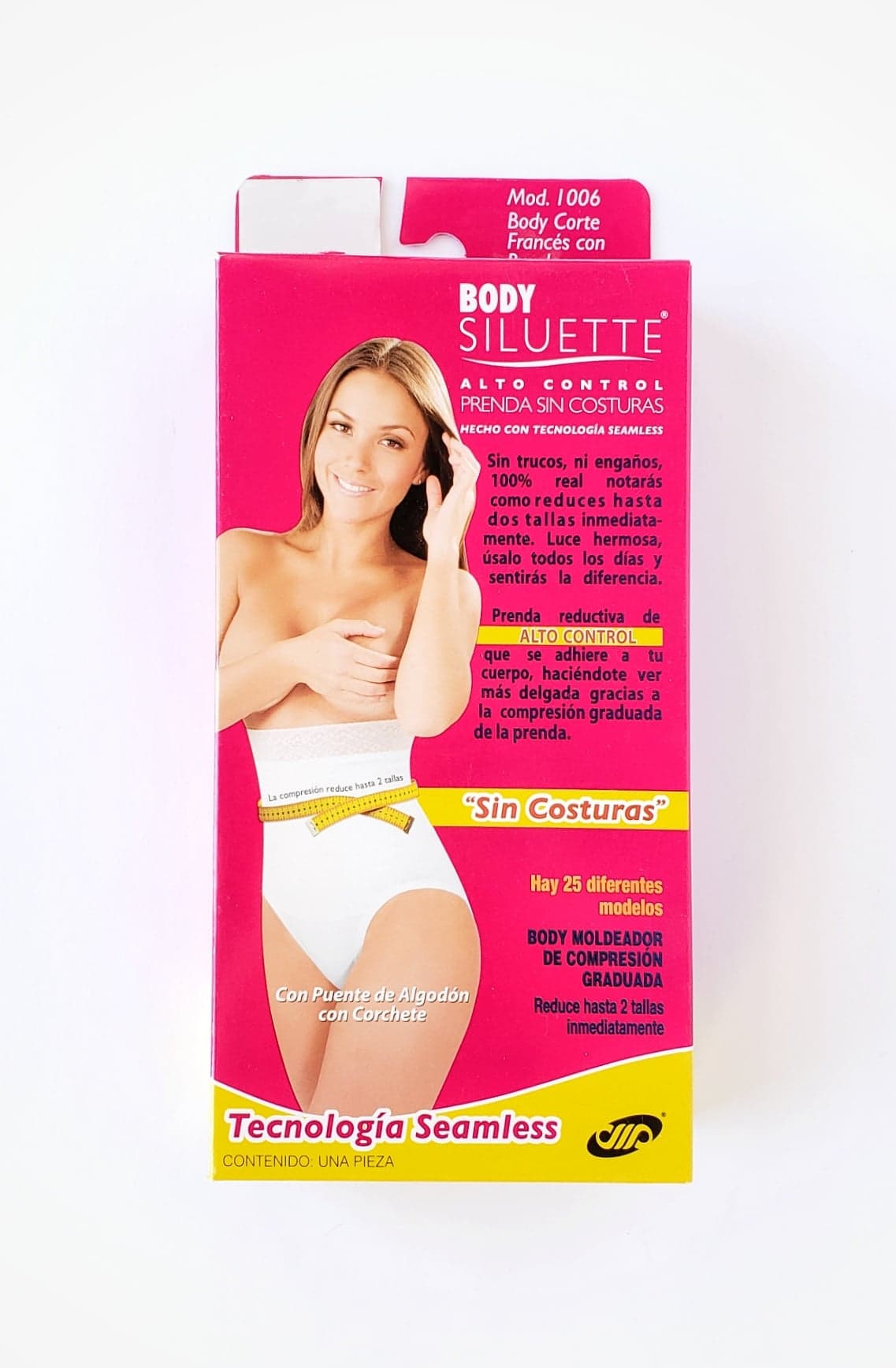 BODY CORTE FRANCES CON BANDA BODY SILUETTE MODELO 1006 – El mundo de las  medias