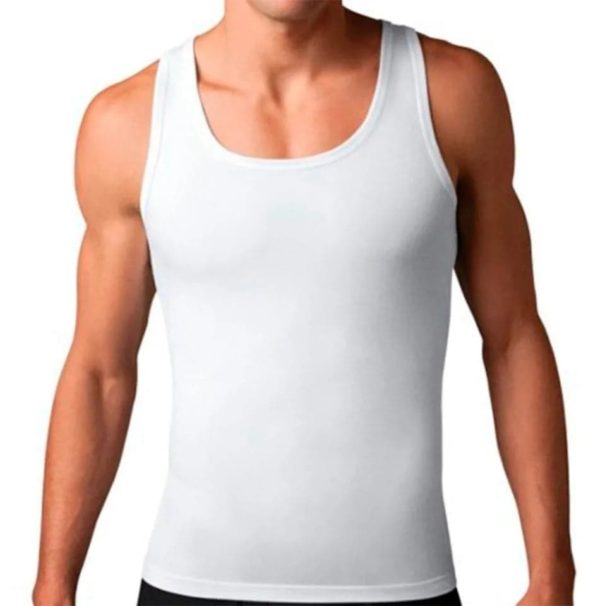 CAMISETA MODELADORA PARA CABALLERO EN ALGODÓN MODELO 702