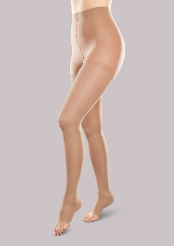 PANTIMEDIA NO-VARIX MEDIANA COMPRESIÓN (15-20mmHg) PUNTA DESNUDA