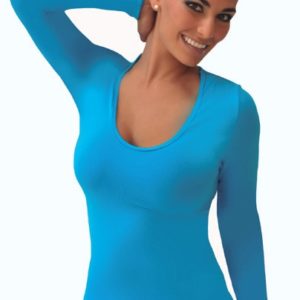 BLUSA SEAMLESS PARA DAMA CUELLO REDONDO MODELO 6009