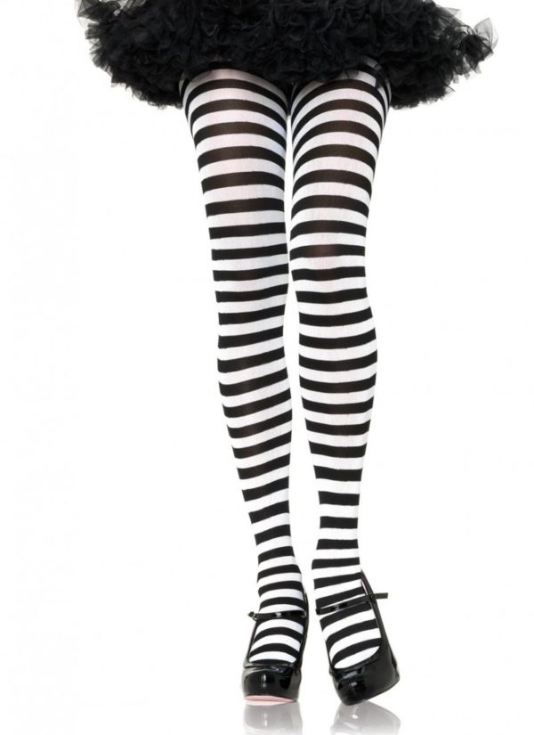 PANTIMEDIA DE RAYAS LEG AVENUE PLUS SIZE MODELO 7100Q - Image 4